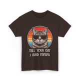 Tell Your Cat I Said Cat Vintage T-Shirt - Dark Chocolate
