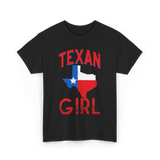 Texan Girl Proud Texas T-Shirt - Black