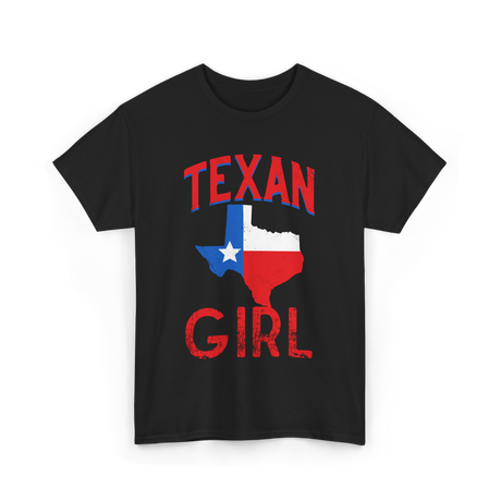 Texan Girl Proud Texas T-Shirt - Black