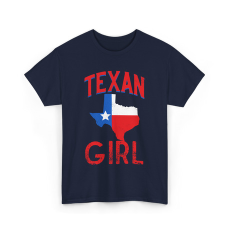 Texan Girl Proud Texas T-Shirt - Navy