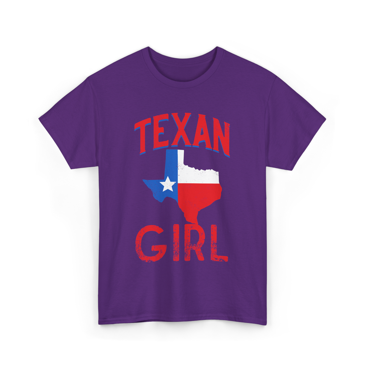 Texan Girl Proud Texas T-Shirt - Purple