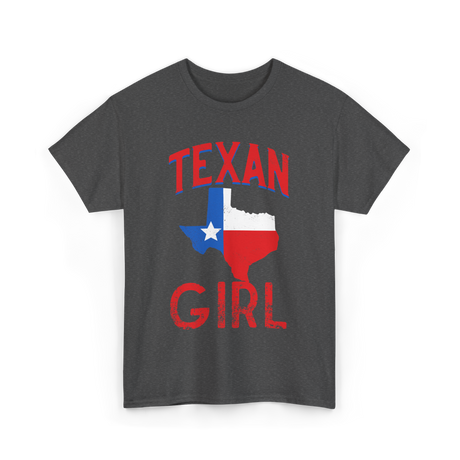 Texan Girl Proud Texas T-Shirt - Dark Heather