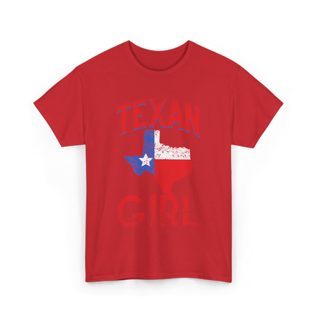 Texan Girl Texas Pride T-Shirt - Red