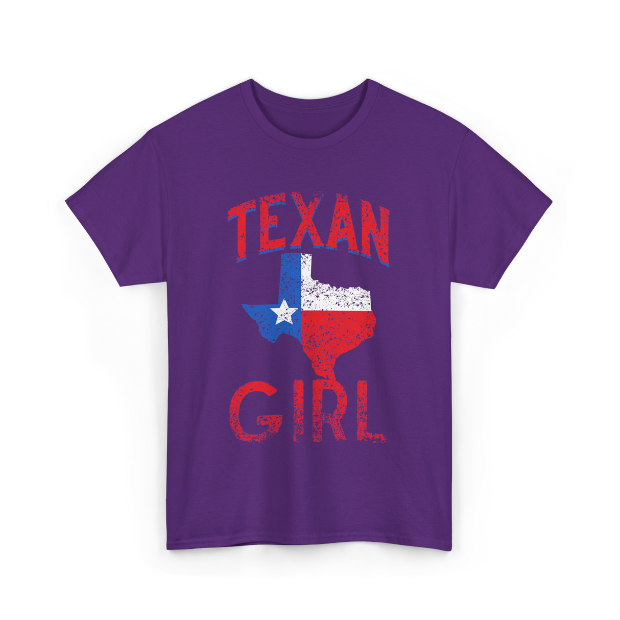 Texan Girl Texas Pride T-Shirt - Purple