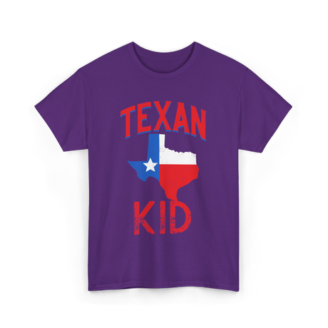 Texan Kid Texas Pride T-Shirt - Purple