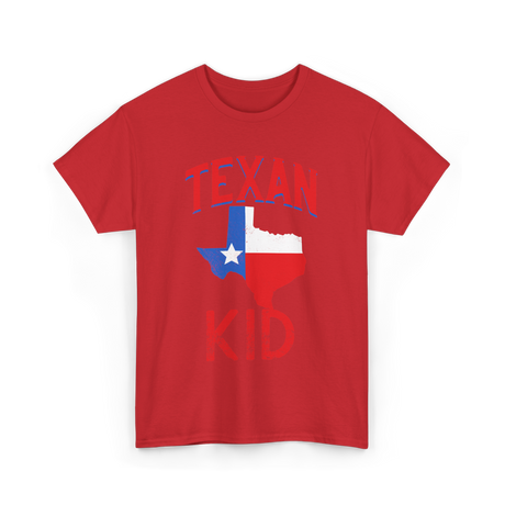 Texan Kid Texas Pride T-Shirt - Red