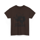 Texan Pride Texas Lone Star T-Shirt - Dark Chocolate