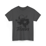 Texan Pride Texas Lone Star T-Shirt - Dark Heather