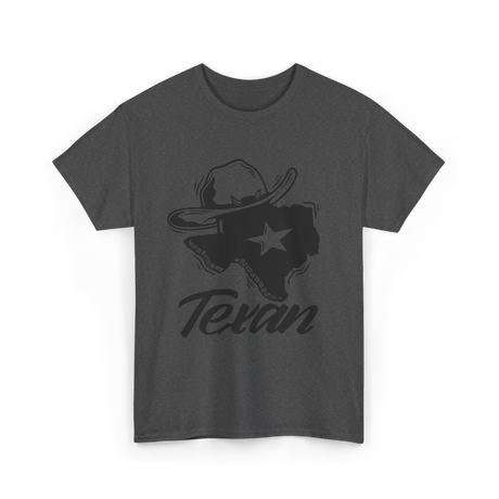 Texan Pride Texas Lone Star T-Shirt - Dark Heather