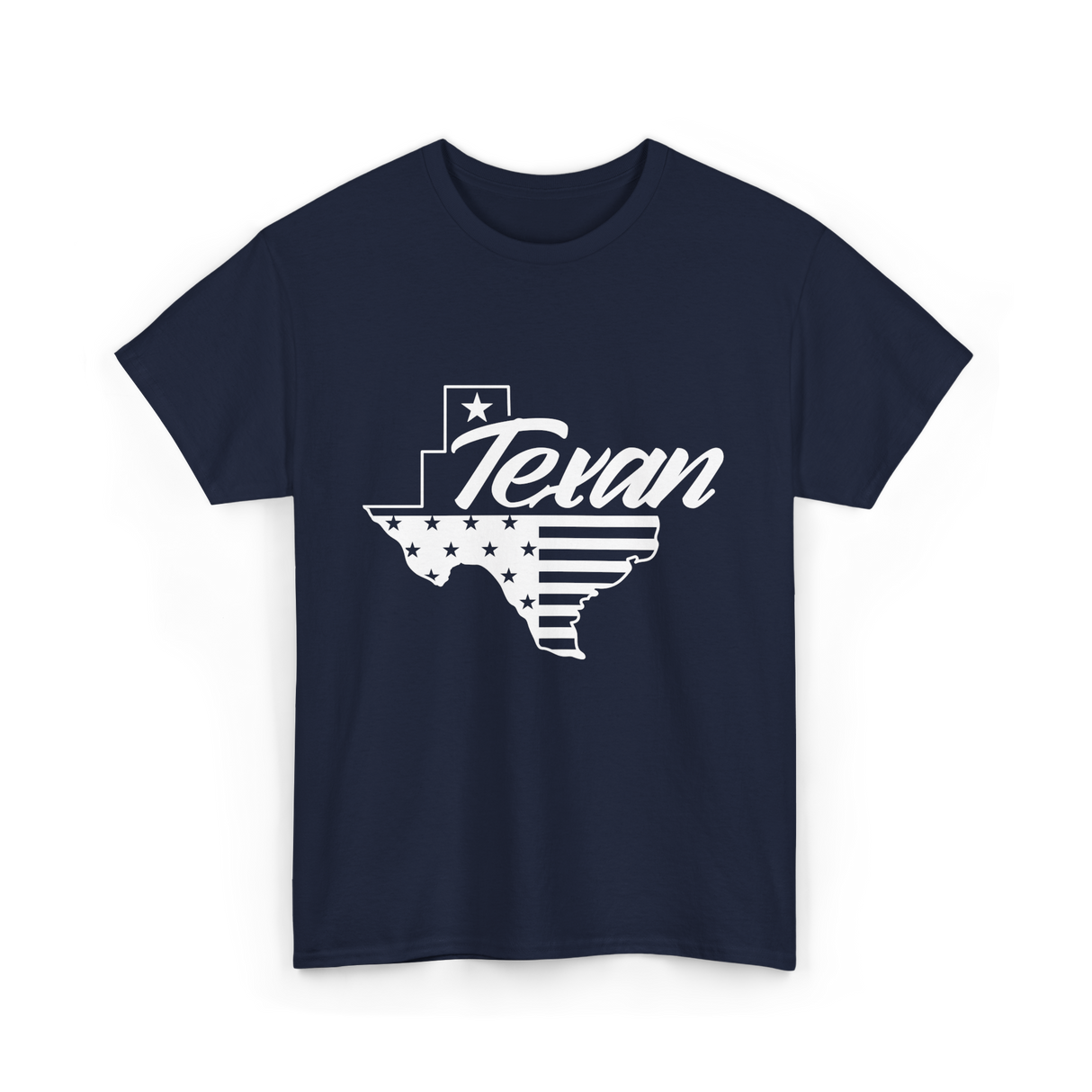 Texan Pride Texas State T-Shirt - Navy