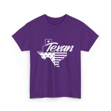 Texan Pride Texas State T-Shirt - Purple