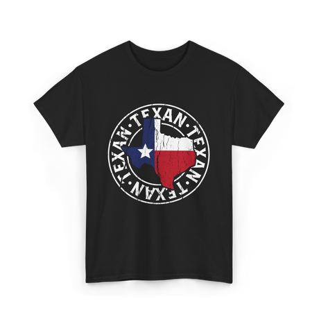 Texan Pride Texas Texan T-Shirt - Black