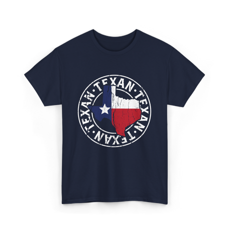 Texan Pride Texas Texan T-Shirt - Navy