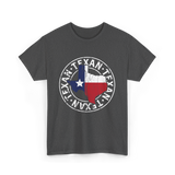 Texan Pride Texas Texan T-Shirt - Dark Heather