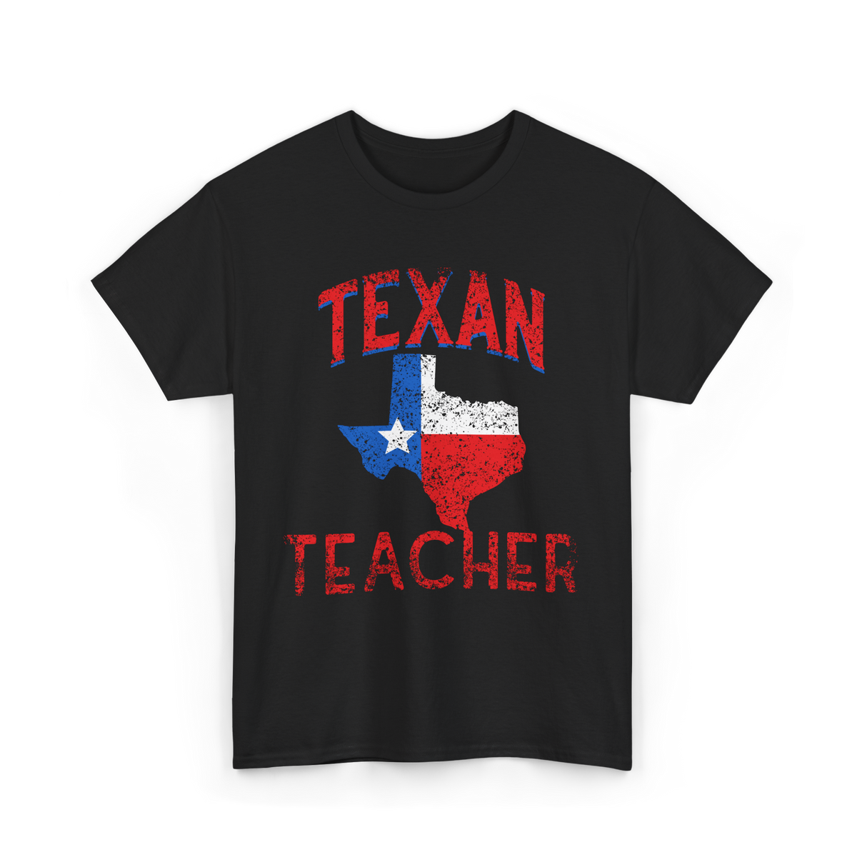 Texan Teacher Texas Education T-Shirt - Black