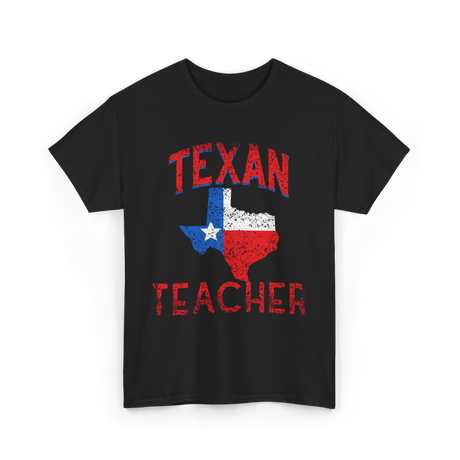 Texan Teacher Texas Education T-Shirt - Black