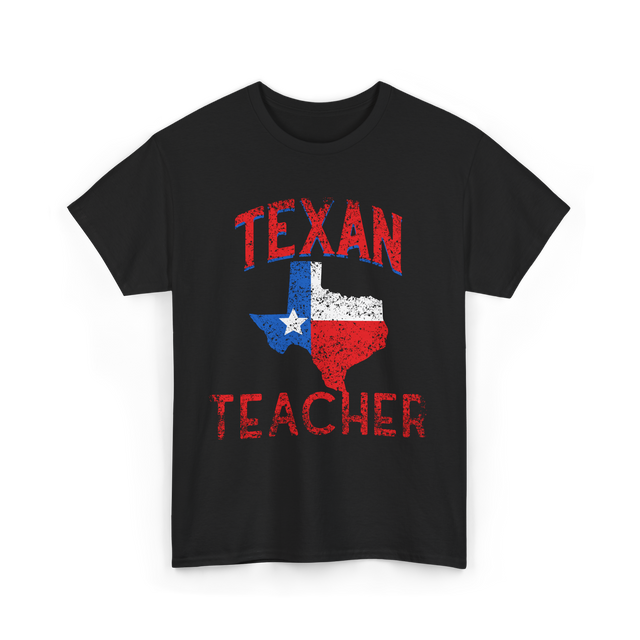 Texan Teacher Texas Education T-Shirt - Black