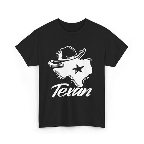 Texan Texas Pride Texan Identity T-Shirt - Black