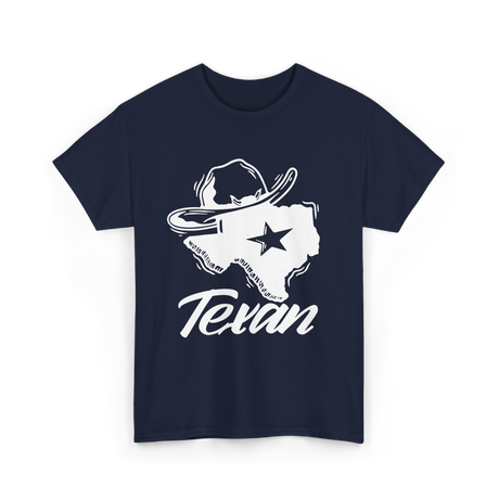 Texan Texas Pride Texan Identity T-Shirt - Navy