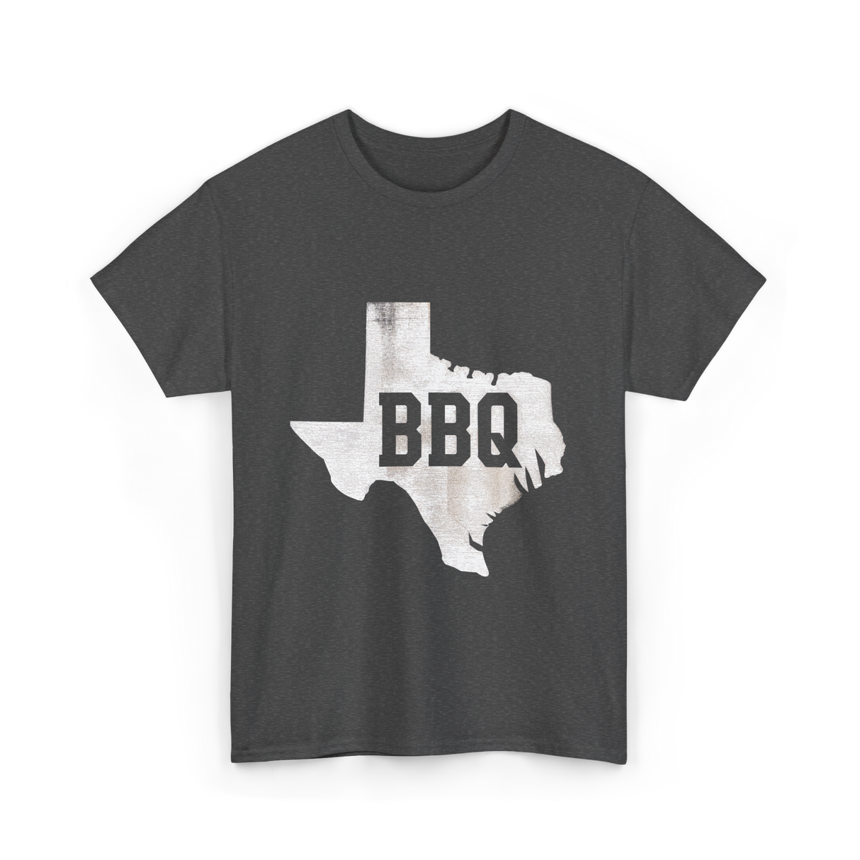 Texas BBQ Barbecue Texas T-Shirt - Dark Heather