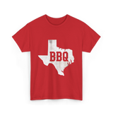 Texas BBQ Barbecue Texas T-Shirt - Red