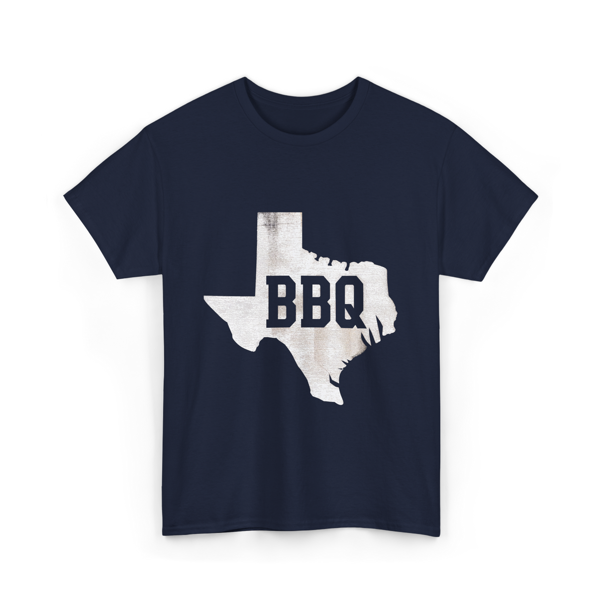 Texas BBQ Barbecue Texas T-Shirt - Navy