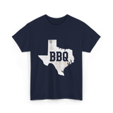 Texas BBQ Barbecue Texas T-Shirt - Navy