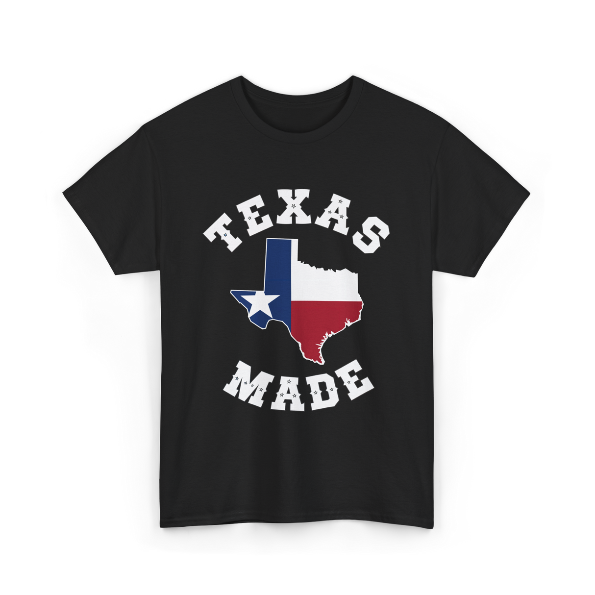 Texas Made Texas Pride T-Shirt - Black