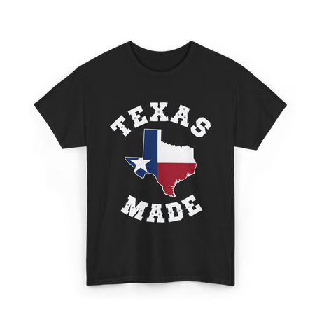 Texas Made Texas Pride T-Shirt - Black