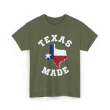 Texas Made Texas Pride T-Shirt - Military Green