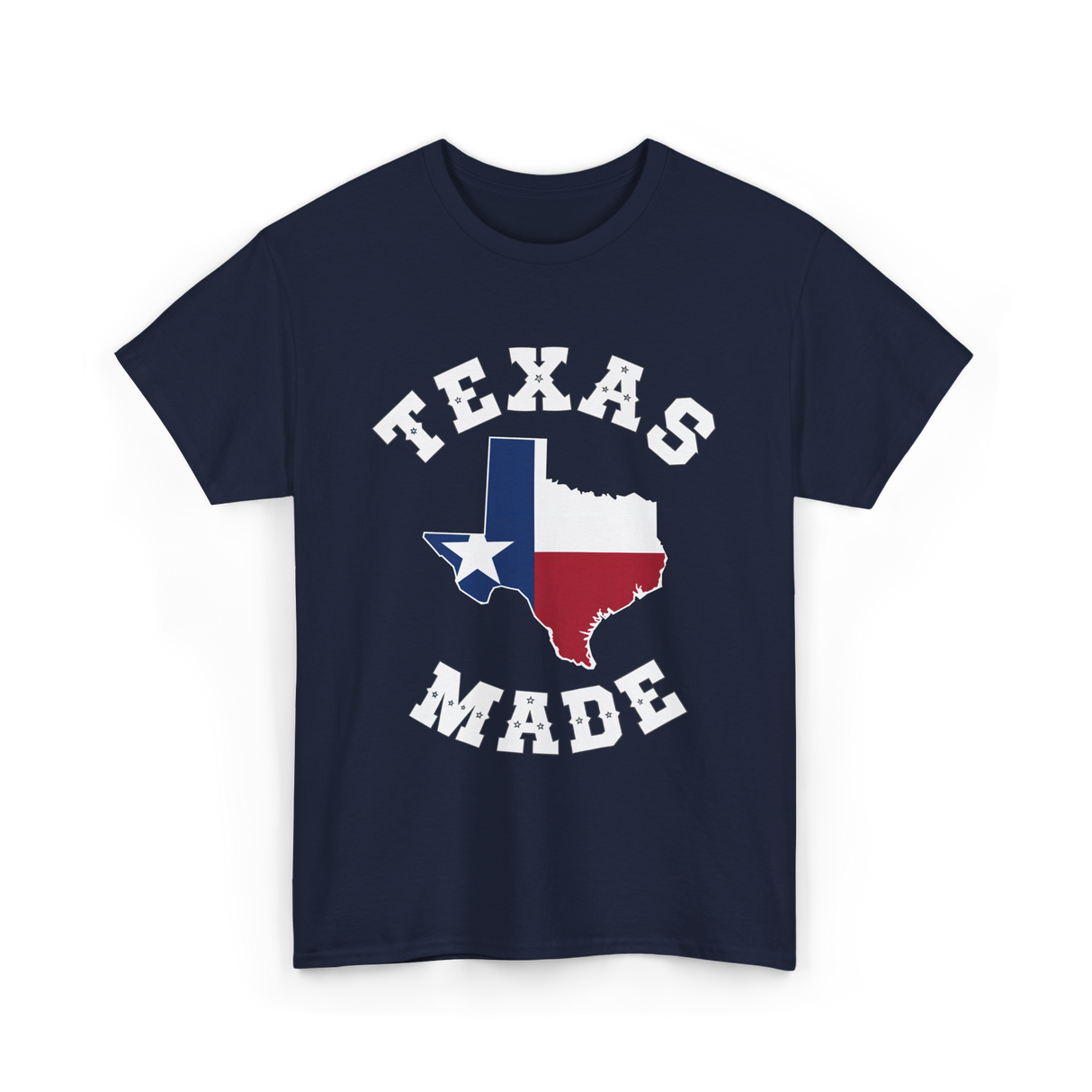 Texas Made Texas Pride T-Shirt - Navy