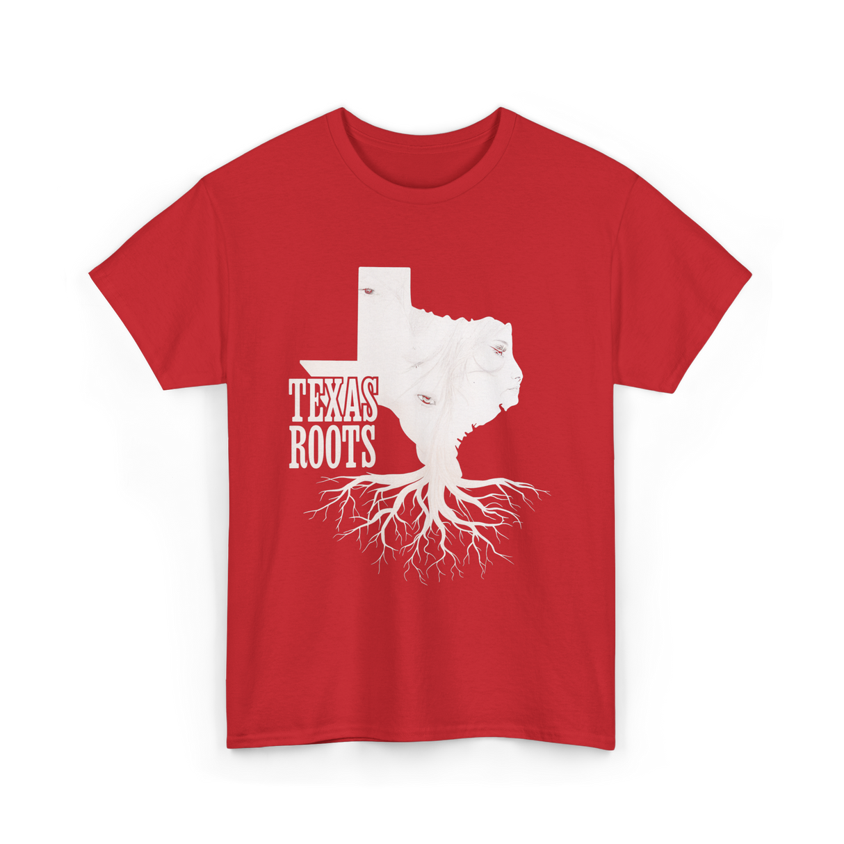 Texas Roots Texas T-Shirt - Red