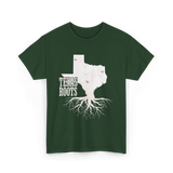 Texas Roots Texas T-Shirt - Forest Green