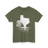 Texas Roots Texas T-Shirt - Military Green