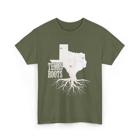 Texas Roots Texas T-Shirt - Military Green