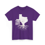 Texas Roots Texas T-Shirt - Purple