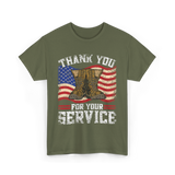 Thank You For Your Service Military T-Shirt - Military Green