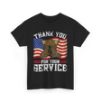 Thank You For Your Service Military T-Shirt - Black