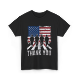 Thank You Military Support T-Shirt - Black