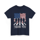 Thank You Military Support T-Shirt - Navy