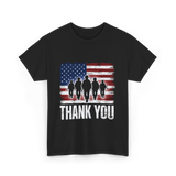 Thank You Soldiers Military T-Shirt - Black