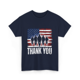 Thank You Soldiers Military T-Shirt - Navy