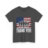 Thank You Soldiers Military T-Shirt - Dark Heather