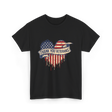 Thank You Veterans Military Heart T-Shirt - Black