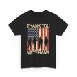 Thank You Veterans Veterans Day T-Shirt - Black