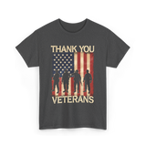 Thank You Veterans Veterans Day T-Shirt - Dark Heather