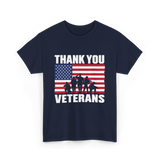 Thank You Veterans Veterans Day T-Shirt - Navy