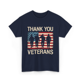 Thank You Veterans Veterans Day T-Shirt - Navy