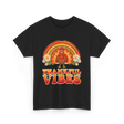 Thankful Vibes Turkey T-Shirt - Black