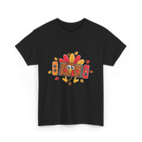 Thanksgiving Gamer Turkey Gaming T-Shirt - Black